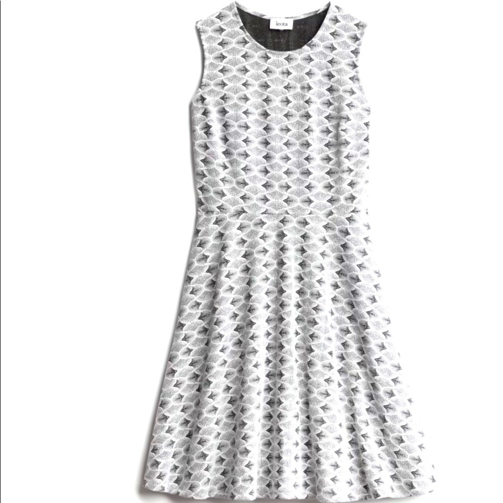 Stitch Fix Brand Leota Black and White ALine dress
